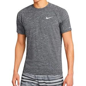 Nike Dri Fit UPF 40+ Hydroguard Swim Tee in Grey